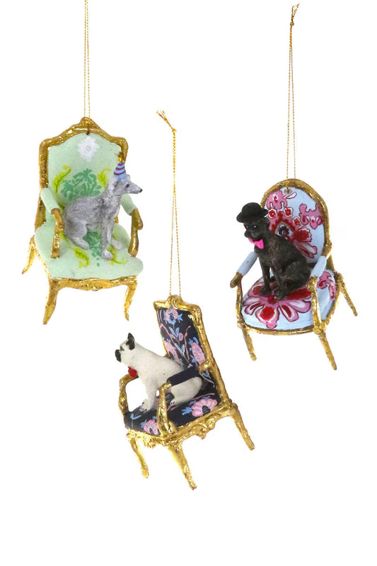 Posh Pups Resin Ornaments – Three Styles