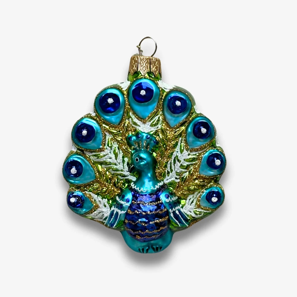 Peacock Christmas Ornament