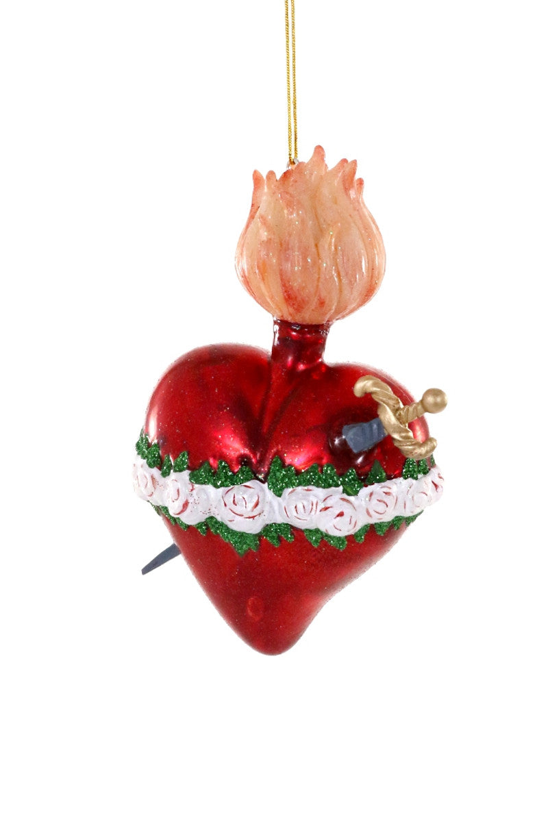Sacred Heart of the Virgin | Christmas Ornament