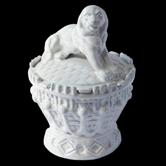 Lion Sugar Dish | Astier de Villatte: Exclusive Pre-Order Item