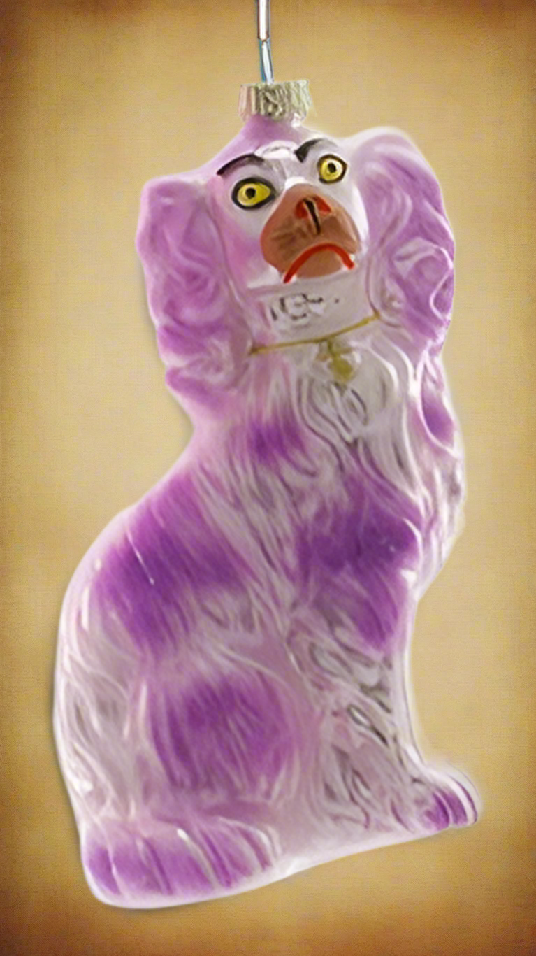 Staffordshire Dog - Purple