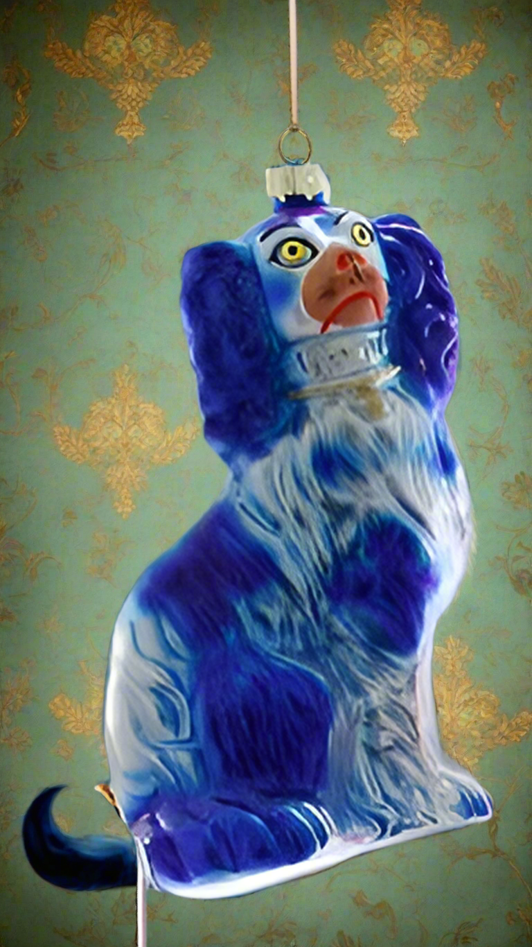 Staffordshire Dog - Blue