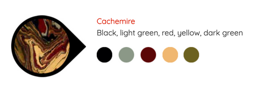 Dinner Plate Cachemire - Atelier Saint André Perrin - Special Order