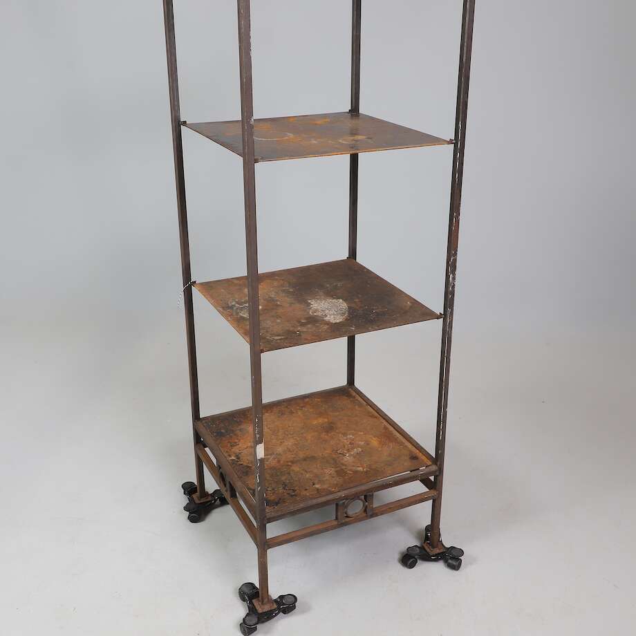 Industrial Metal Display Shelf – Crafted by Rasmus Andersson