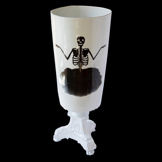 Skeleton of Death Vase, John Derian | Astier de Villatte: Exclusive Pre-Order Item