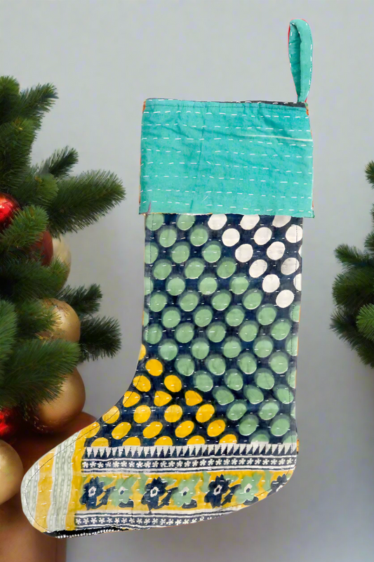 Kantha Stocking