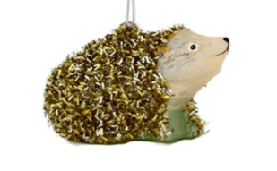 Tinsel Hedgehog - Gold | Christmas Ornament