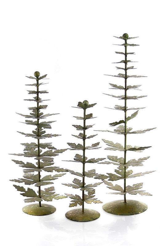Tin Conifers - Christmas Decoration