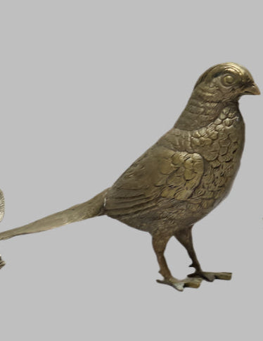 Bird Table Decoration, Metal, Mid-20th Century