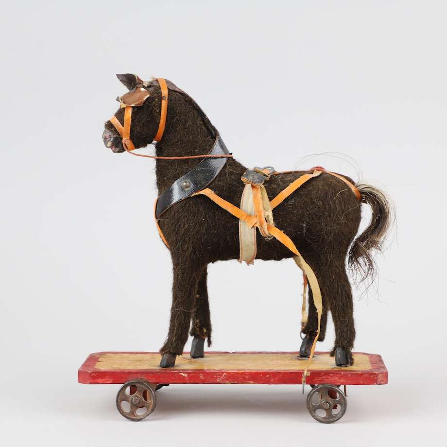 Antique Toy Horse on Wheels, Early 20th Century