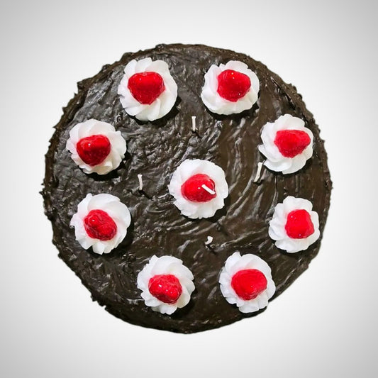 Black Forrest Cake Wax Candle | Cereria Introna