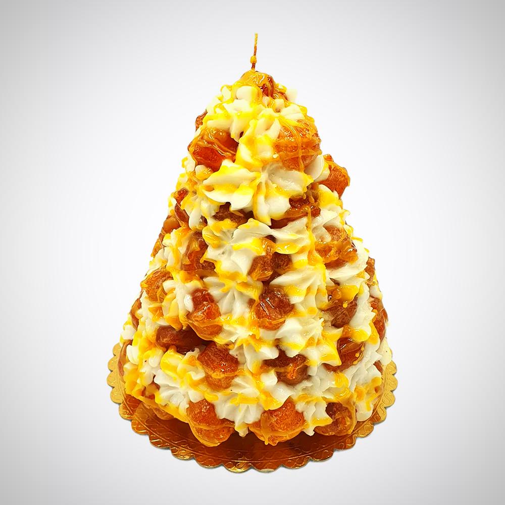 Croquembouche Cake Wax Candle | Cereria Introna