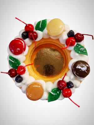 Large Tart Cake Wax Candle | Cereria Introna