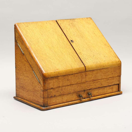 Writing Box, 19th Century, Oak