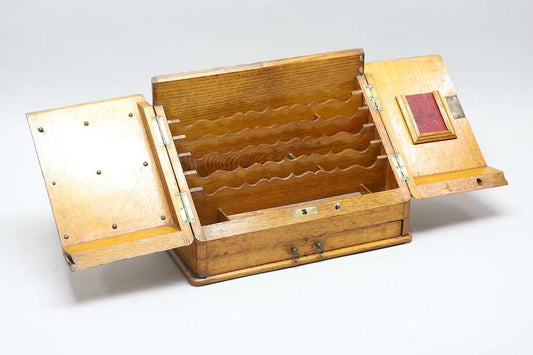 Writing Box, 19th Century, Oak