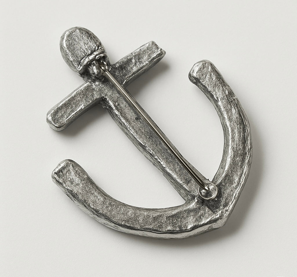 Anchor Brooch Sterling Silver | Mikkel Brøgger - Bon Ton goods