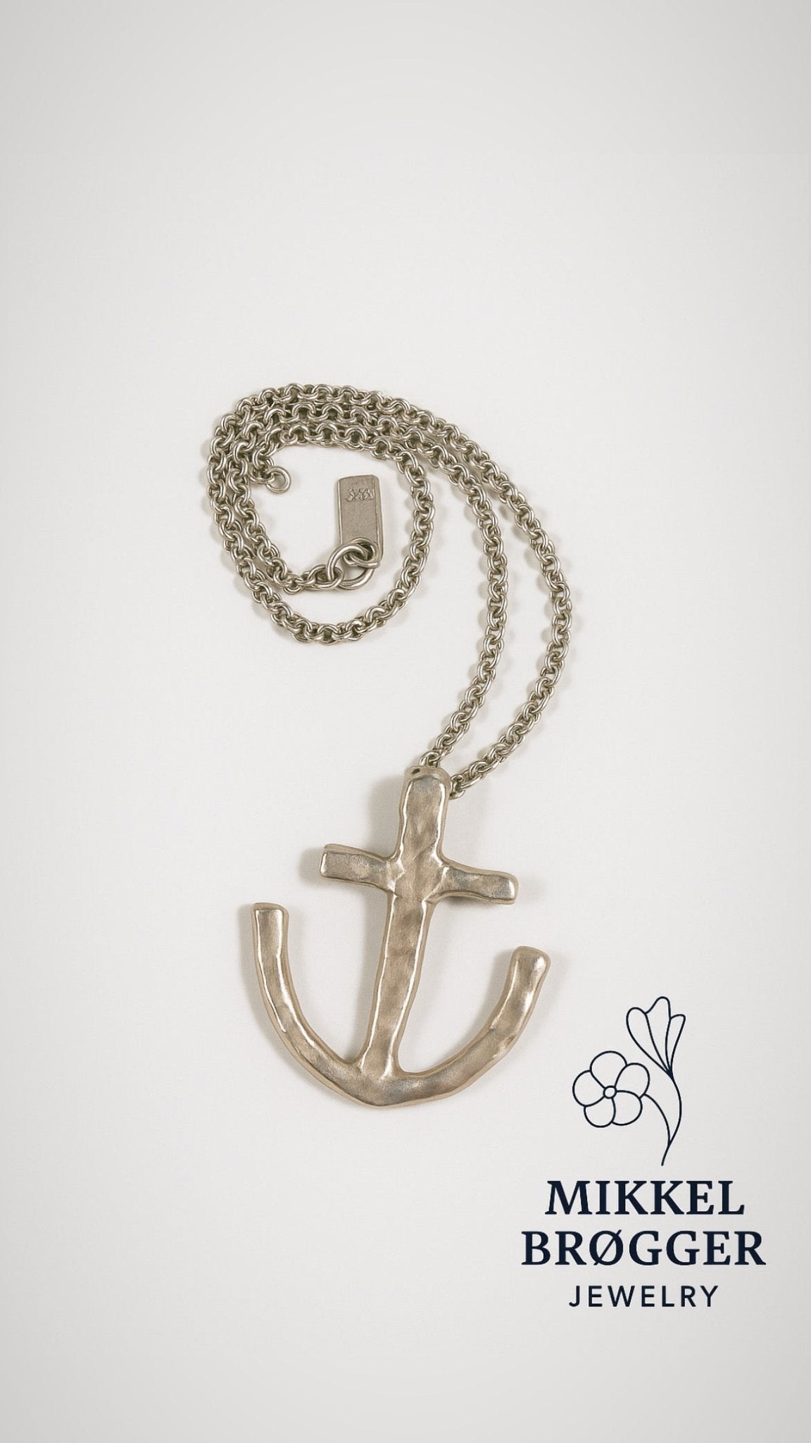 Anchor Pendant Sterling Silver | Mikkel Brøgger - Bon Ton goods