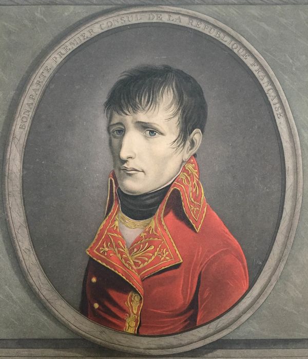 Antique Copper Etching of Napoleon Bonaparte - Bon Ton goods