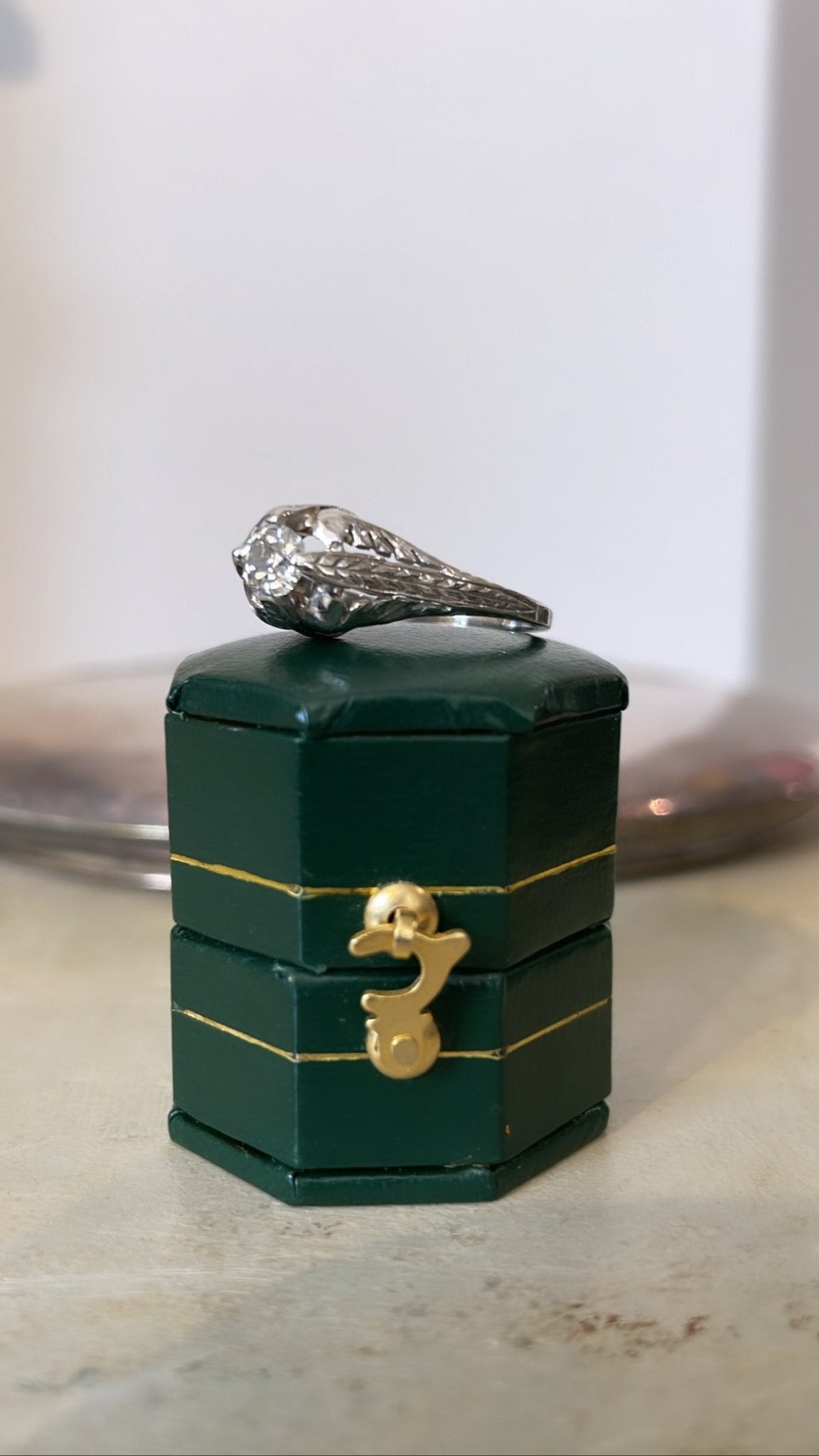 Antique Diamond Engagement Ring - Bon Ton goods