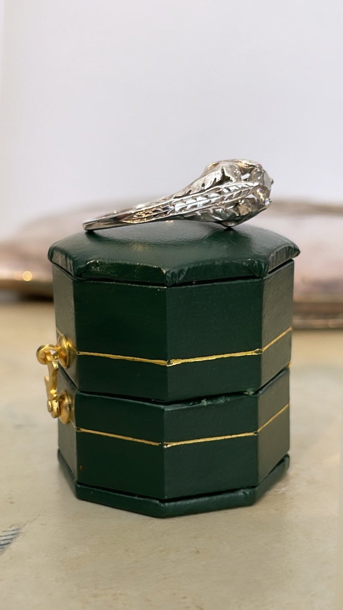 Antique Diamond Engagement Ring - Bon Ton goods