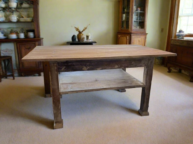Antique French Kitchen Table - Bon Ton goods