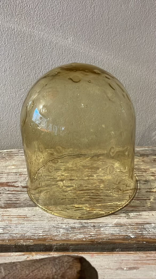 Antique Honey Glass Cloche - Bon Ton goods