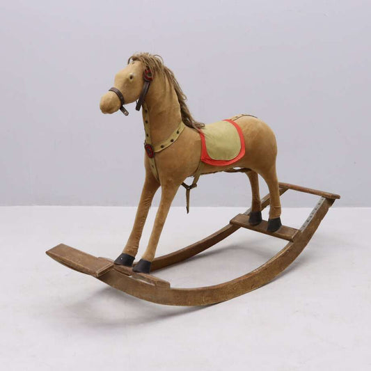 Antique Rocking Horse, Early 20th Century - Bon Ton goods