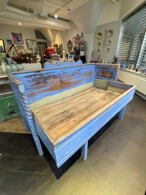 Antique Swedish Folk Bed - Bon Ton goods