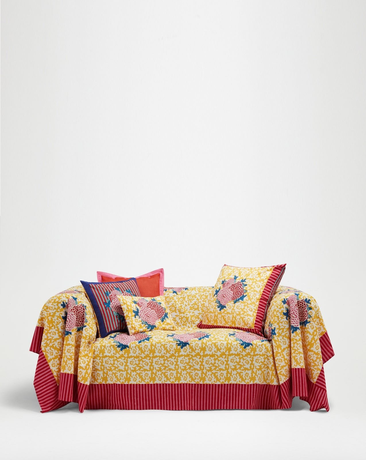Arabesque Corolla Gold Natural Pillow - Bon Ton goods