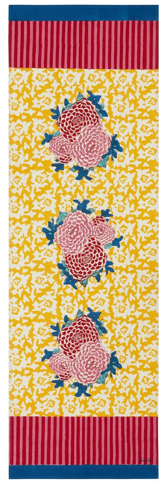 Arabesque Corolla Gold Natural - Table Runner Lisa Corti - Bon Ton goods