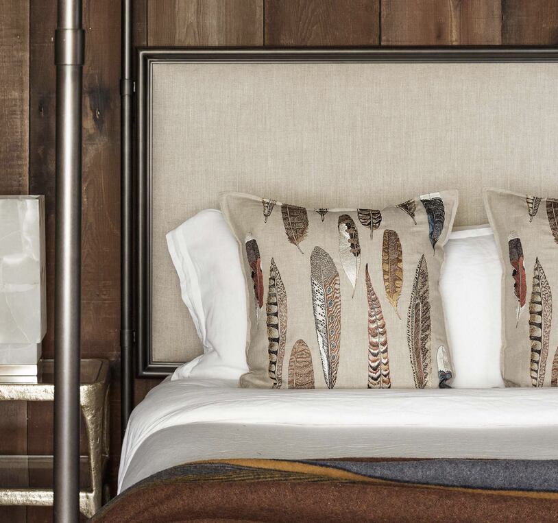 Falling Feathers Pillow | Coral & Tusk