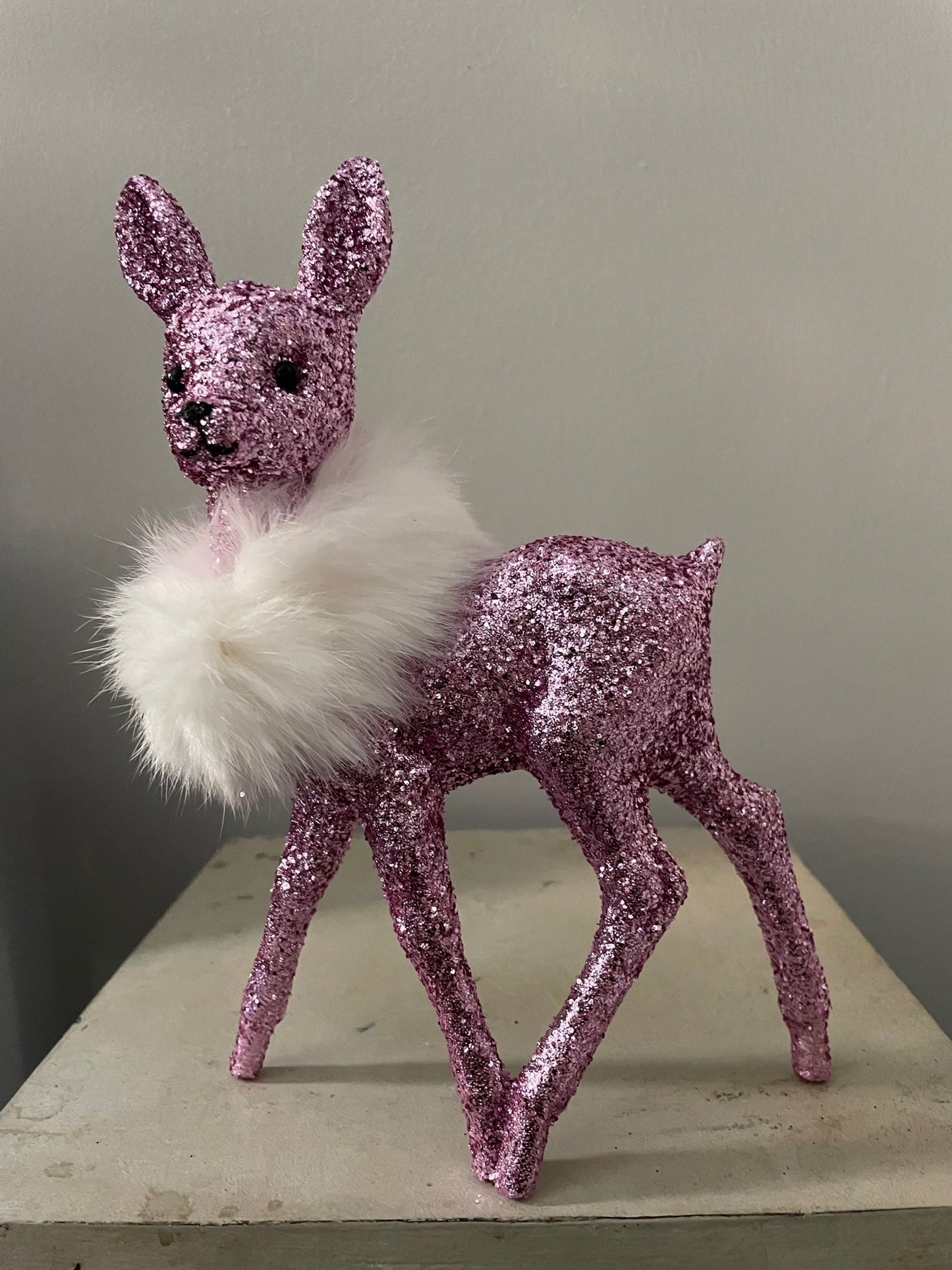 Bambi Rose Lavender with Fur | Ino Schaller - Bon Ton goods