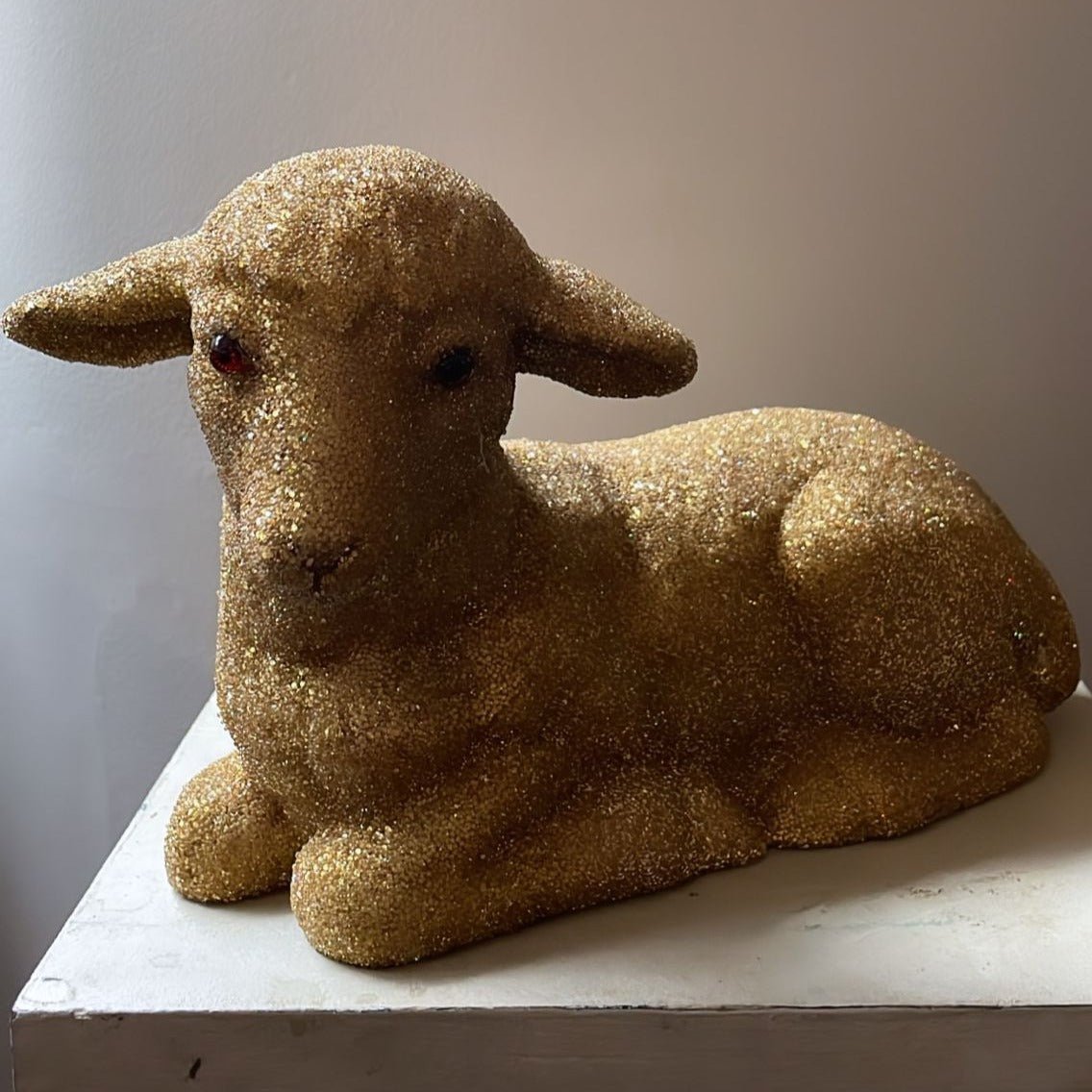 Beaded Lamb, Golden | Ino Schaller - Bon Ton goods
