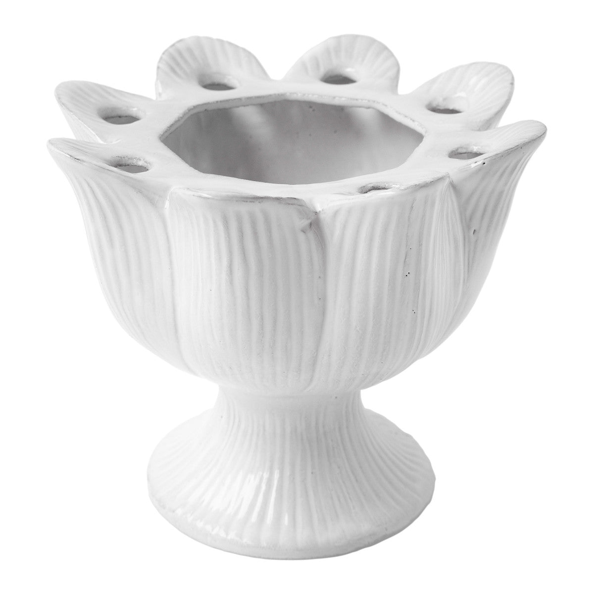 Big Flower Pick Artichoke Vase by Astier de Villatte, detail view 4