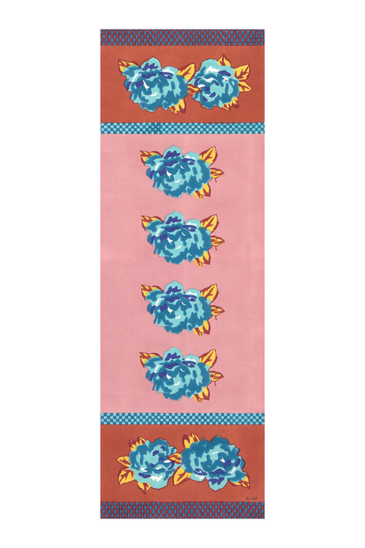 Peonia Rust-Old Pink Runner – 50X150 | Lisa Corti