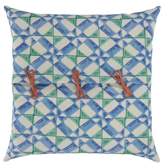 Positano Red Tiles Pillow Cushion Cover 60x60 | Lisa Corti