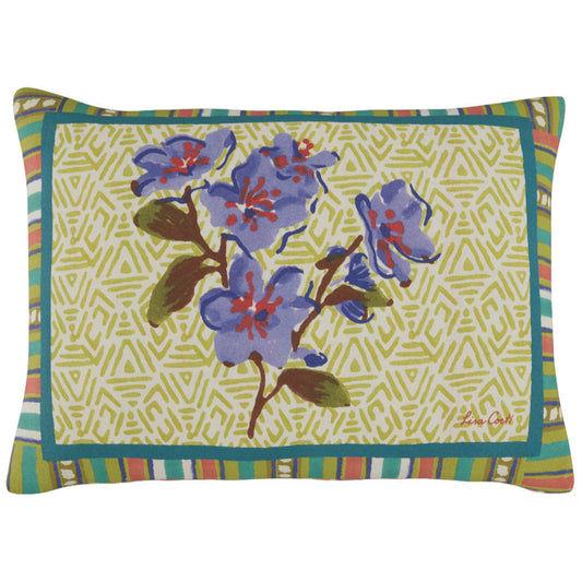 Oriental Garden Chutney Cushion | Lisa Corti