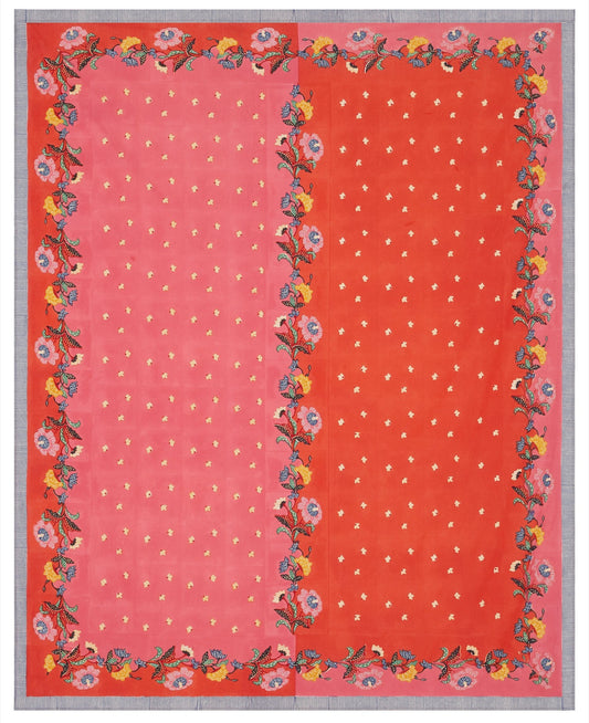 Indonesian Red Rose Tablecloth - 220X270 | Lisa Corti