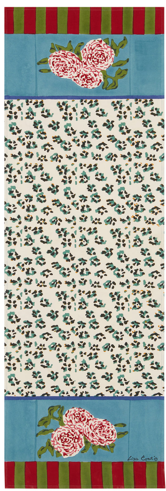 Leopard Stripes Sky Runner – 50X150 | Lisa Corti