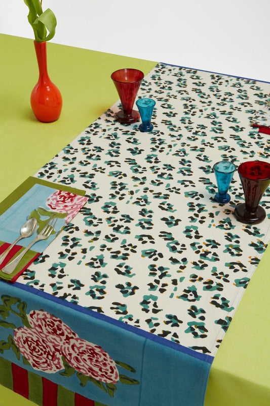 Leopard Stripes Sky Runner – 50X150 | Lisa Corti