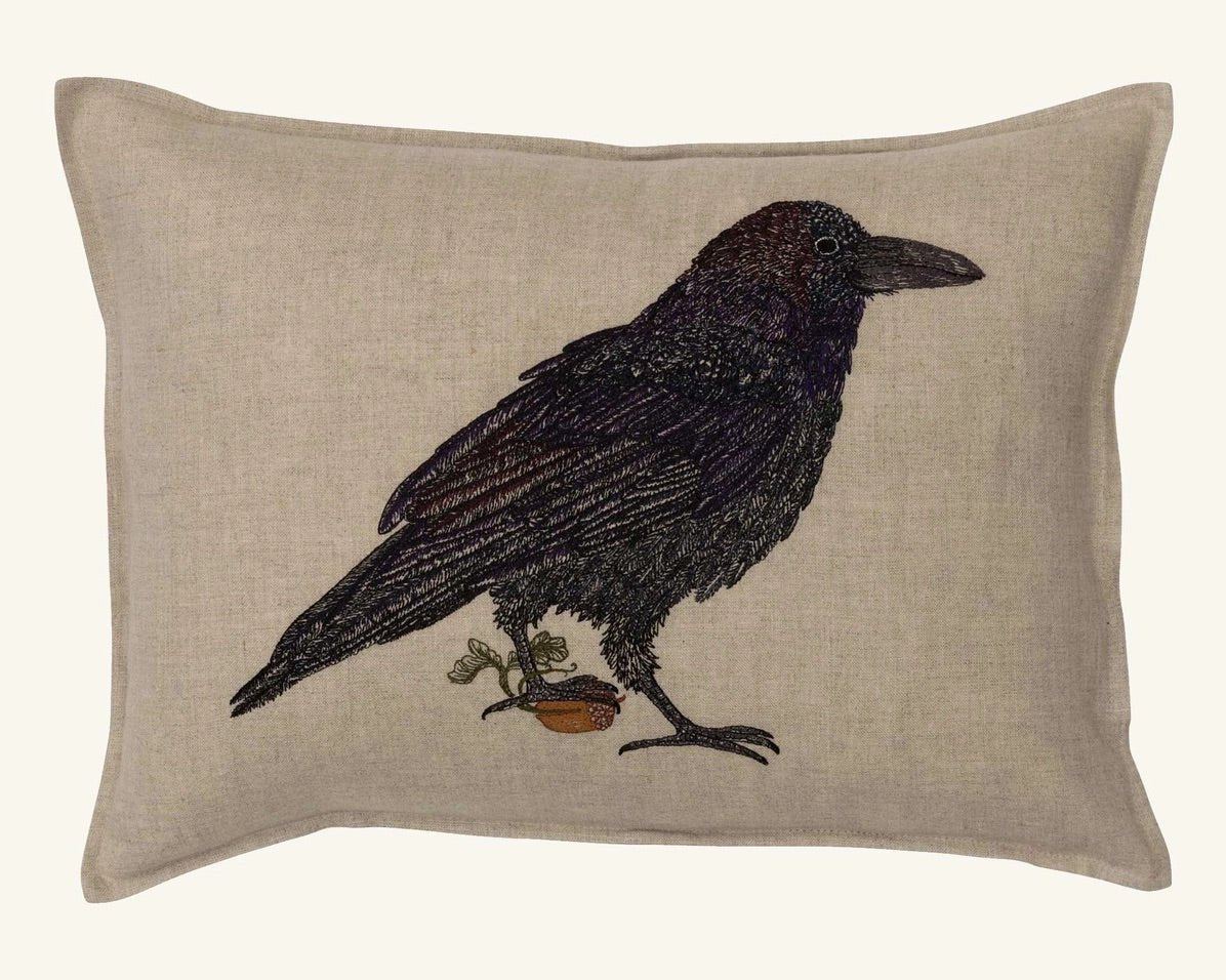 Blackbird with Acorn Pillow | Coral & Tusk - Bon Ton goods