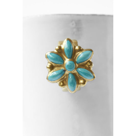 Blue Flower Ring Cup, Serena Carone | Astier de Villatte: Exclusive Pre-Order Item - Bon Ton goods