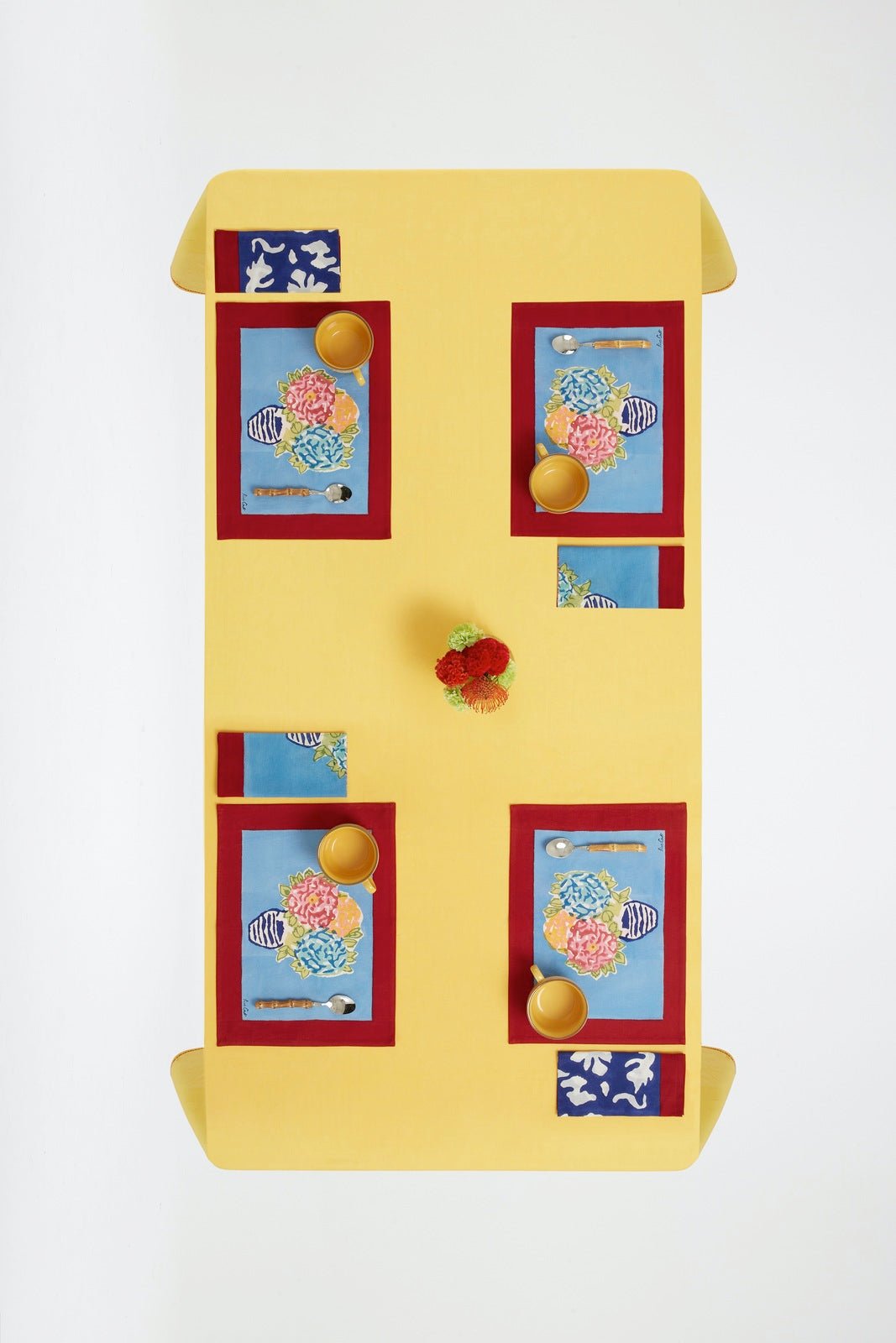 Blue Pot Royal Blue Napkins | Lisa Corti - Bon Ton goods
