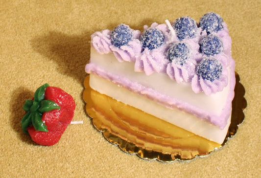 Blueberry Slice - Cake Slice - Wax Cake | Cereria Introna (Copy) - Bon Ton goods