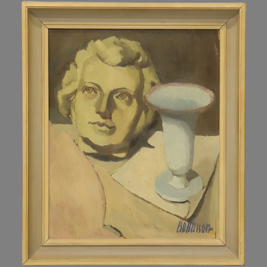 Bo Nilsson – Signed Oil on Panel, 48 × 58 cm - Bon Ton goods