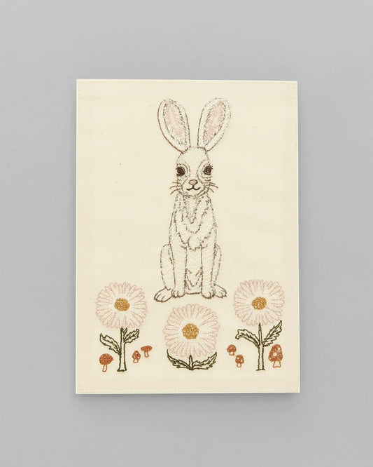Bunny and Daisy Card - Bon Ton goods