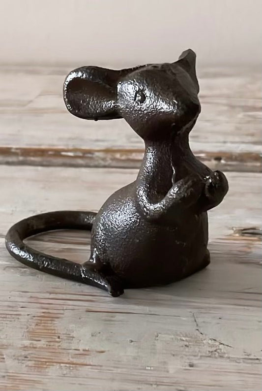 Cast Iron Mouse - Vintage - Bon Ton goods