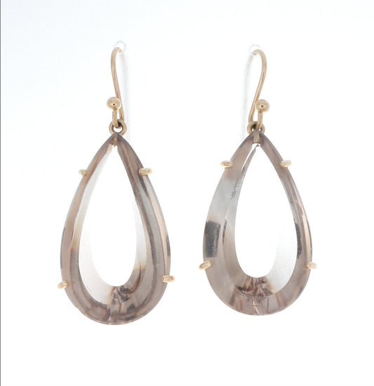 Champagne Quartz Earrings - Bon Ton goods