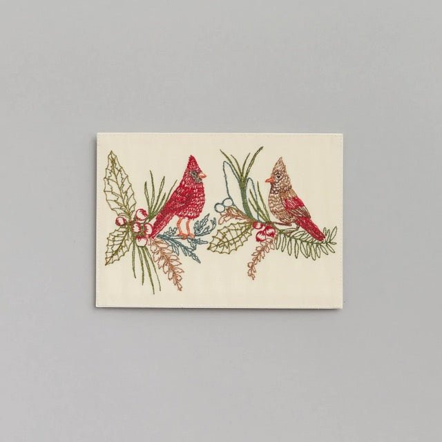 Christmas Cardinals Card - Bon Ton goods