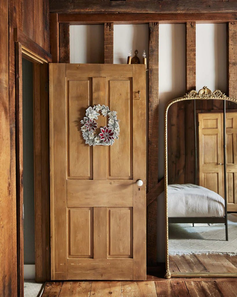 Christmas Flowers Wreath - Bon Ton goods